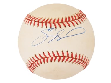 AMERICAN LEAGUE BASEBALL SPORTS MEMORABILIA SIGNED