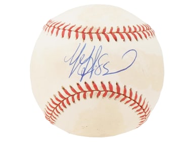 AMERICAN LEAGUE BASEBALL SPORTS MEMORABILIA SIGNED