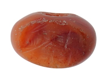 600 AD ANCIENT PERSIAN SASSANIAN CARNELIAN STAMP SEAL