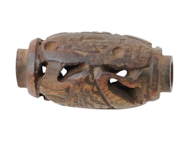 ANCIENT EGYPTIAN PTOLEMAIC DYNASTY CARVED STONE BEAD
