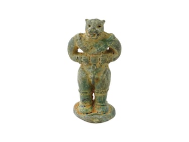 ANCIENT MESOPOTAMIAN BRONZE FIGURINE OF A DEITY
