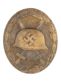 WWII NAZI GERMAN WOUND BADGE 3RD CLASS