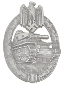 WWII NAZI GERMAN THIRD REICH ARMY TANK ASSAULT BADGE