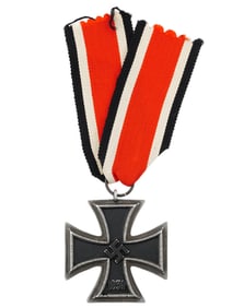 WWII NAZI GERMAN IRON CROSS MEDAL 2ND CLASS WITH RIBBON