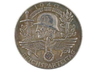 PRE WWII GERMAN THIRD REICH REICHSPARTEITAG MEDAL