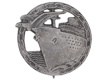 WWII NAZI GERMAN 3RD REICH BLOCKADE RUNNER BADGE