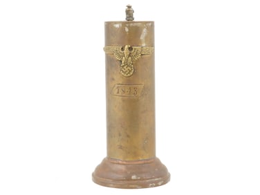 WWII NAZI GERMAN DESK LIGHTER NAZI EAGLE INSIGNIA 1943