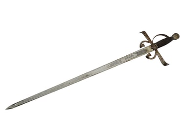 ANTIQUE CEREMONIAL FRANCISCO PIZARRO SWORD
