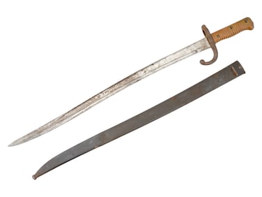ANTIQUE 19 C FRENCH BAYONET FOR CHASSEPOT RIFLE