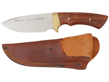 MUELA GAVILAN HUNTING KNIFE IN LEATHER SHEATH