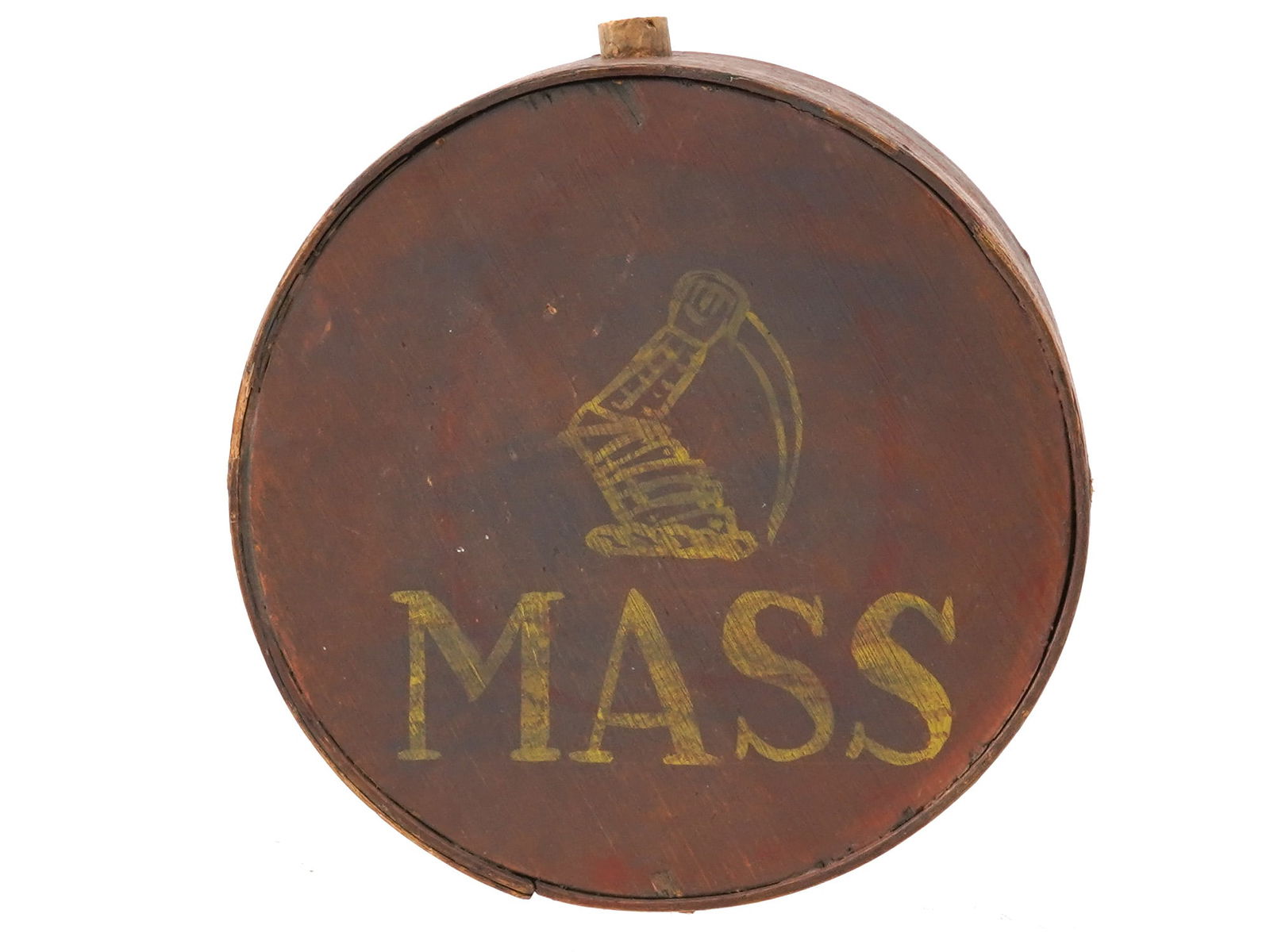 US REVOLUTIONARY WAR MASSACHUSETTS WOODEN CANTEEN (1 of 8)