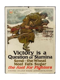 WWI AMERICAN VICTORY PROPAGANDA POSTER BY THOMAS DUNN