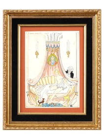 GEORGE BARBIER FRENCH ART NOUVEAU PAINTING INFIDELITY