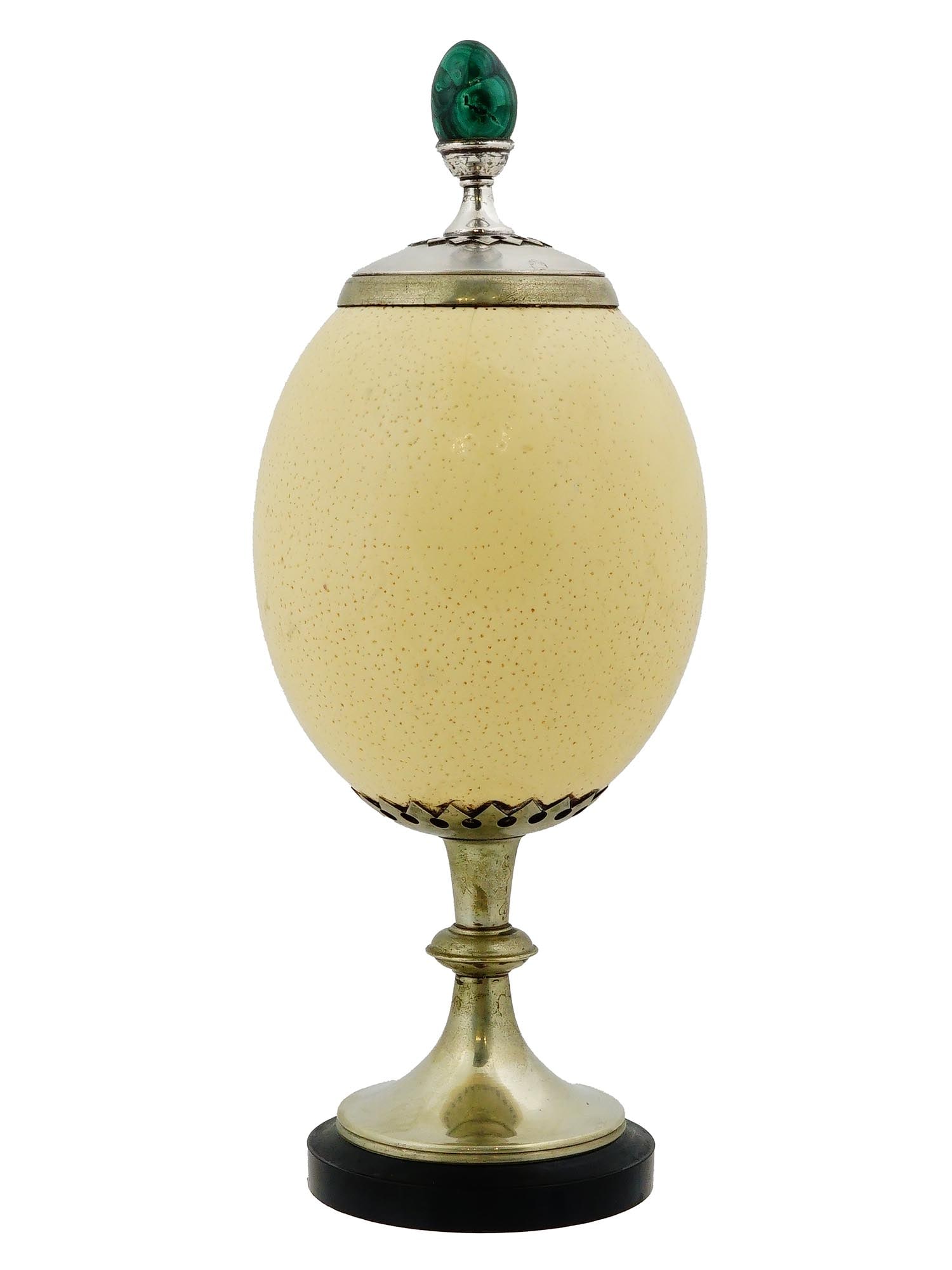 VINTAGE ENGLISH OSTRICH EGG BOX BY J ANTONY REDMILE (1 of 7)