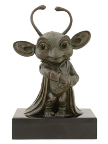 VINTAGE BRONZE SCULPTURE ATILLA COPPERFIELD LAS VEGAS