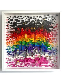 AMAZING LEGO ART PROJECT "FRIENDSHIP"
