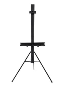 MODERN HEAVY DUTY BLACK ALUMINIUM METAL ARTIST EASEL