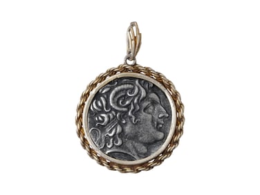 ANCIENT GREEK LYSIMACHUS TETRADRACHM SILVER COIN