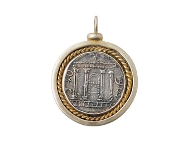 ANCIENT HOLY LAND BARKOKHBA TETRADRACHM SILVER COIN