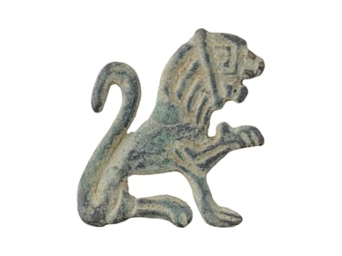 100 TO 200 AD ANCIENT ROMAN BRONZE LION FIGURINE