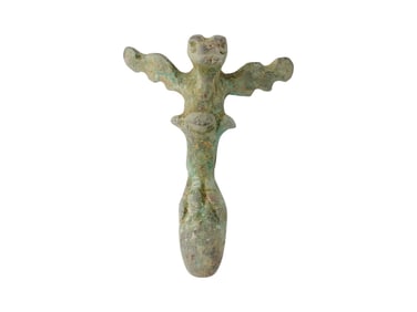 ANCIENT ROMAN EGYPTIAN CAST BRONZE SCULPTURE