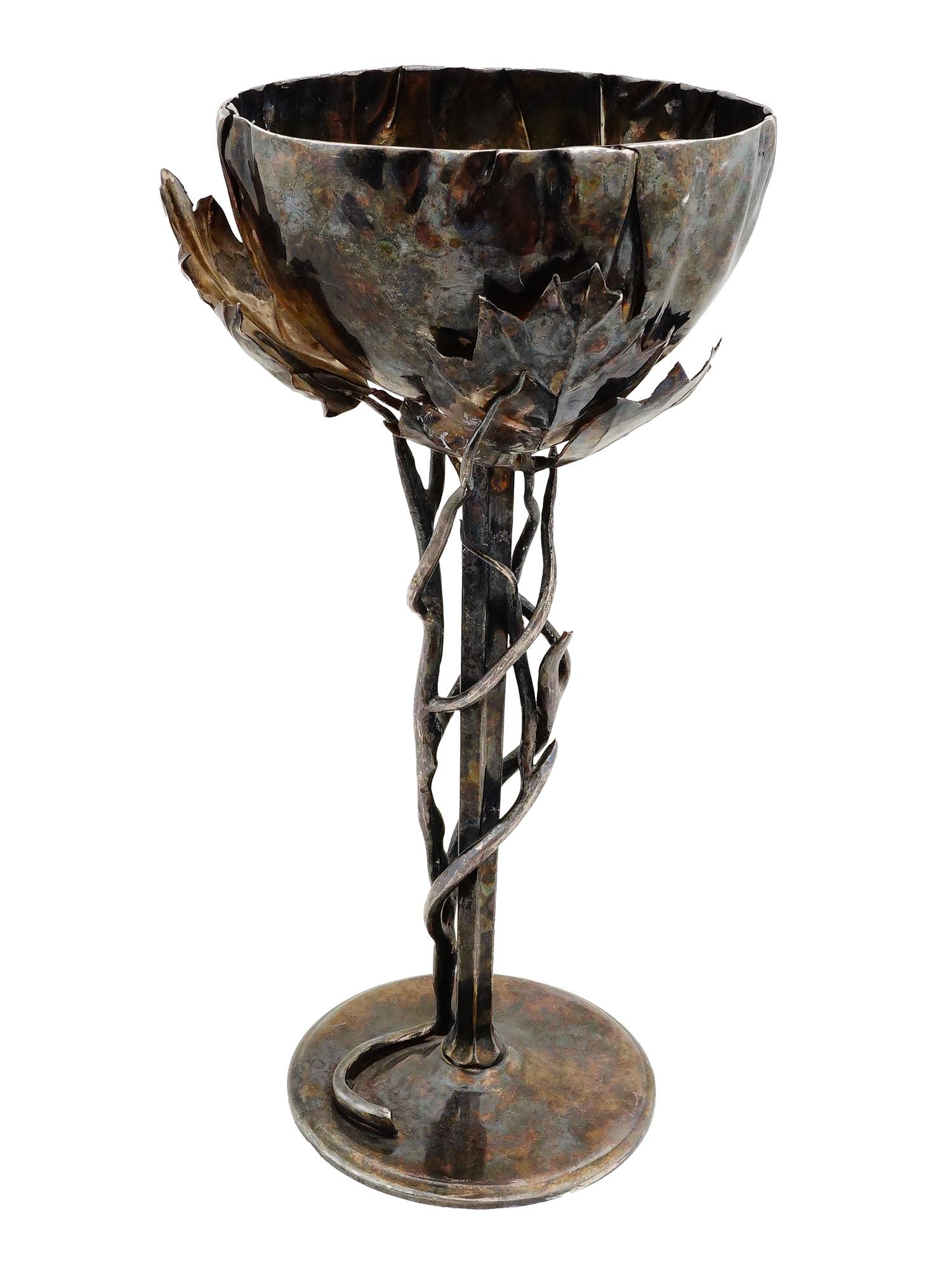 VINTAGE JUDAICA METAL WEDDING GOBLET CUP CA 20TH C (1 of 7)