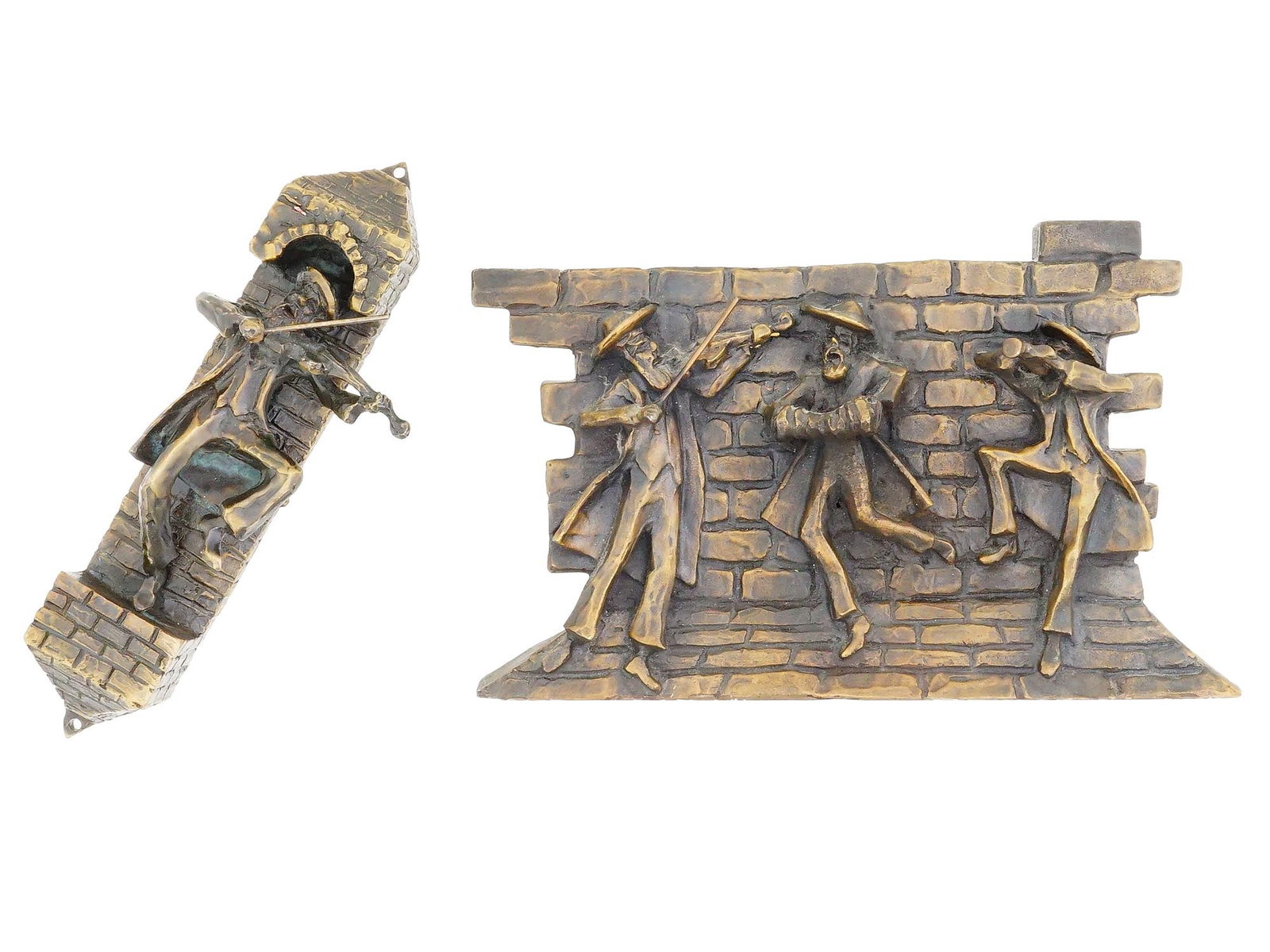 ZACHARY OXMAN AMERICAN JUDAICA MEZUZAH AND WALL PLAQUE (1 of 8)