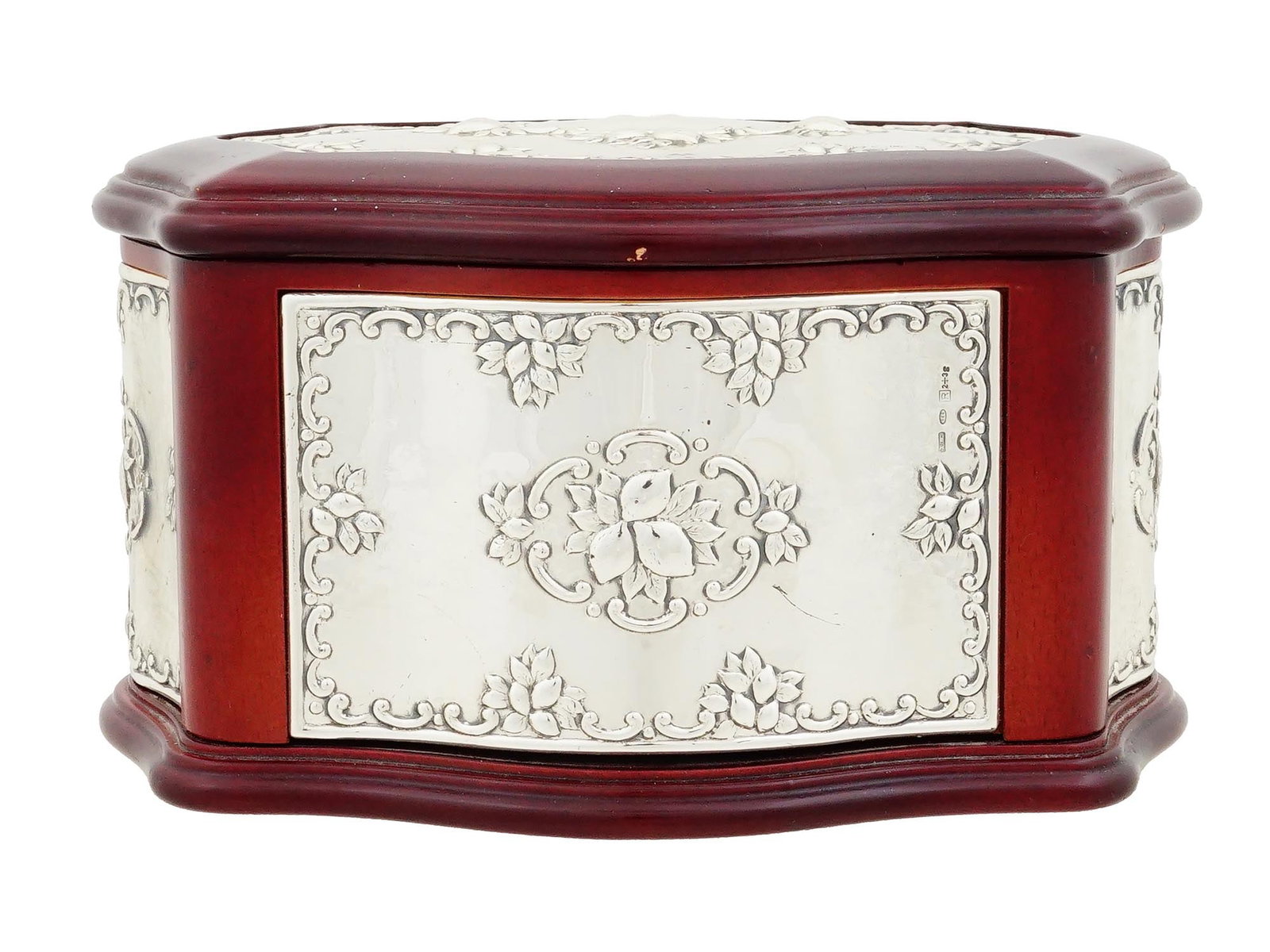 VINTAGE JUDAICA HAZORFIM WOOD AND SILVER ETROG BOX (1 of 12)