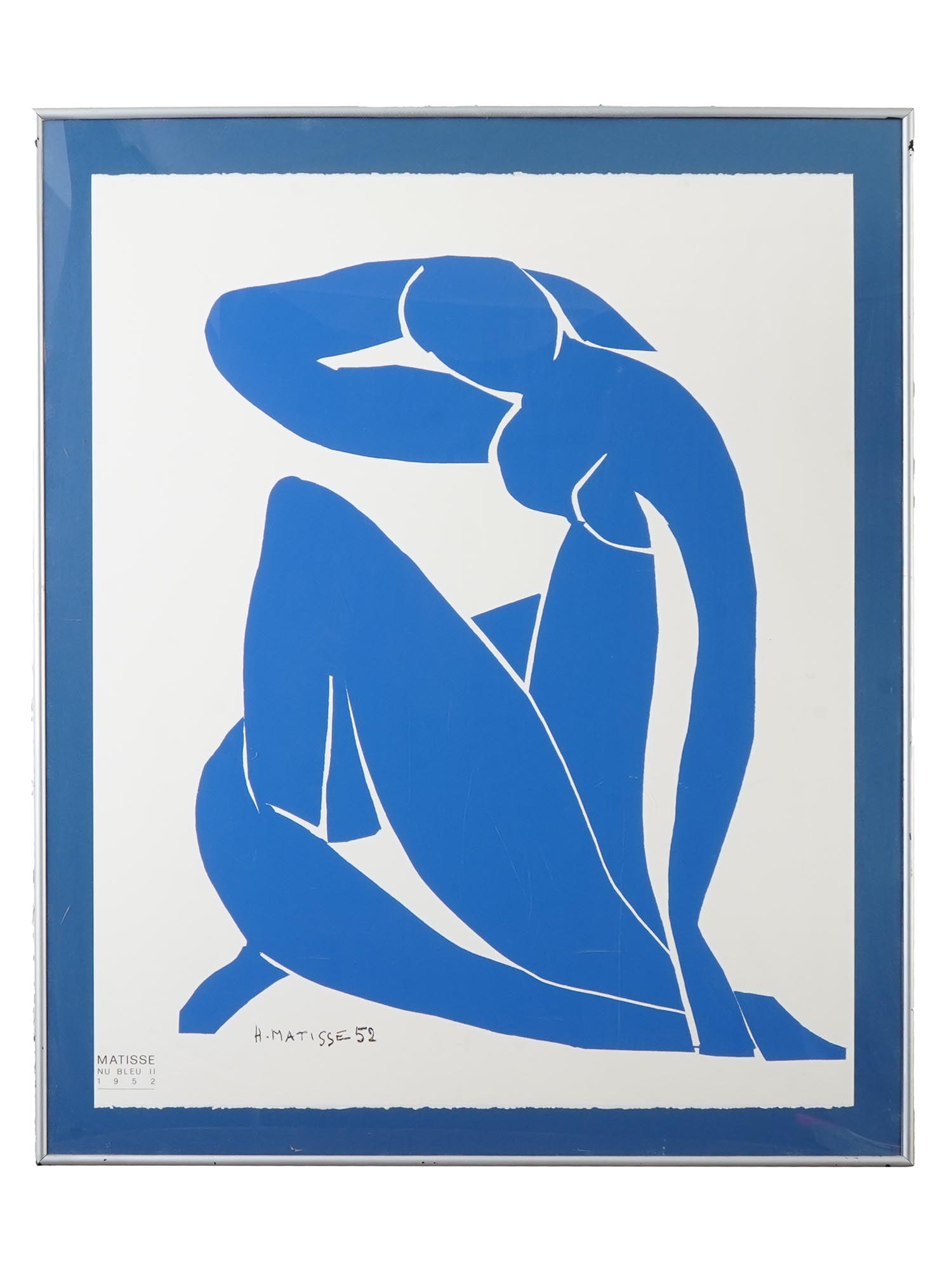 HENRI MATISSE FRENCH SIGNED LITHOGRAPH NUDE FEMALE