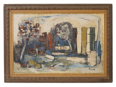 ALEXANDER REDEIN AMERICAN EXPRESSIONIST OIL PAINTING