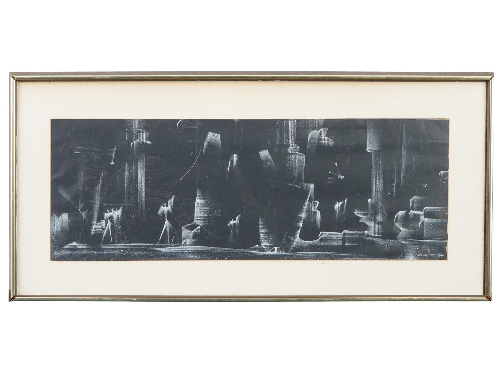 ABSTRACT PASTEL PAINTING BY VASSIL IVANOFF (1 of 4)