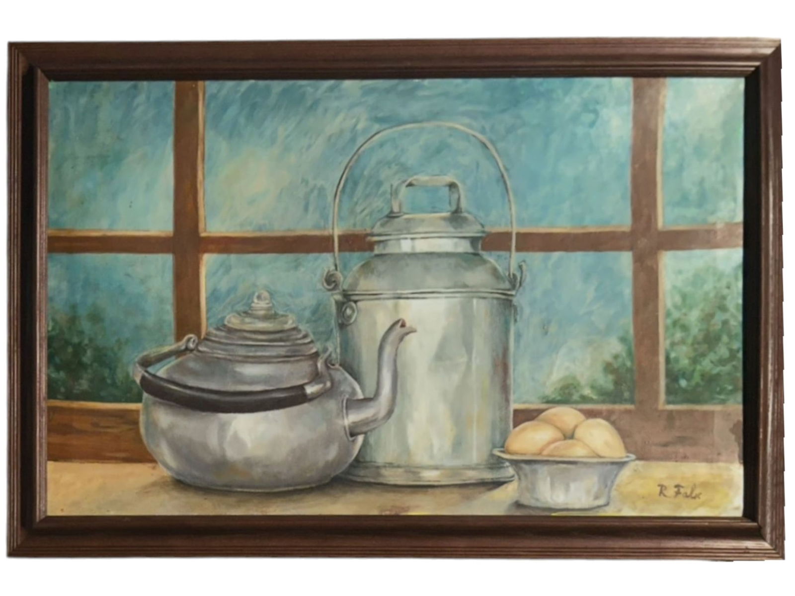 ROBERT FALK RUSSIAN OIL STILL LIFE PAINTING 1940S (1 of 5)