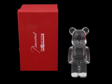 MEDICOM TOY BACCARAT BEARBRICK CRYSTAL FIGURE IOB