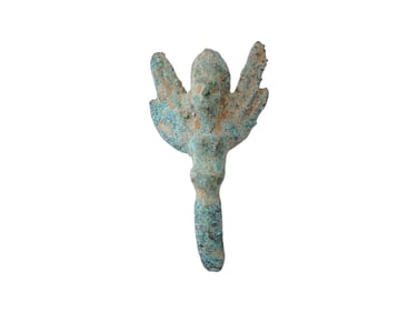 ANCIENT ROMAN BRONZE FIGURE OF NIKE GODDESS OF VICTORY