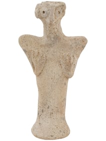 ANCIENT HITTITE TERRACOTTA ASTARTE GODDESS IDOL FIGURE