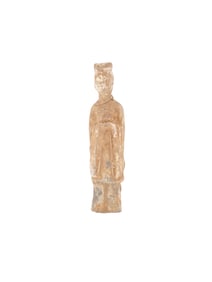ANCIENT HAN DYNASTY TERRACOTTA FIGURINE 200 BC TO 200 AD