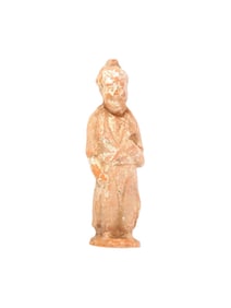ANCIENT HAN DYNASTY TERRACOTTA FIGURINE 200BC TO 200AD
