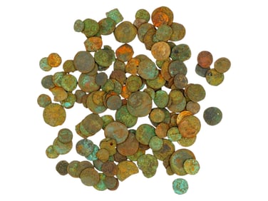 COLLECTION OF ASSORTED ANCIENT BYZANTINE EMPIRE COINS