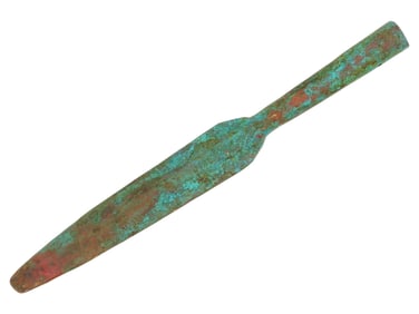 ANCIENT LURISTAN BRONZE LEAF SHAPED SPEAR POINT