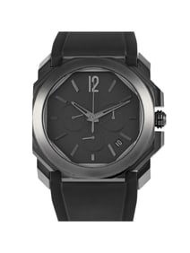 Bvlgari Octo LOriginale Chronograph All Black Watch