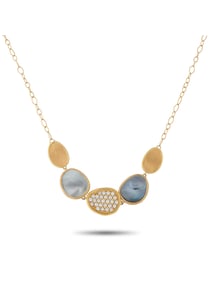 MARCO BICEGO LUNARIA 18K GOLD 0.53CT DIAMOND NECKLACE
