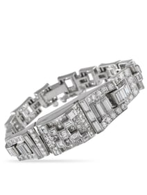 EXCLUSIVE PLATINUM 11.16CT DIAMOND BRACELET