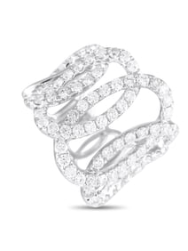 EXCLUSIVE 18K WHITE GOLD 2.20CT DIAMOND RING