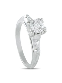 EXCLUSIVE PLATINUM 0.99CT DIAMOND RING
