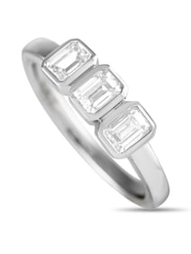 EXCLUSIVE 18K WHITE GOLD 1.03CT DIAMOND RING