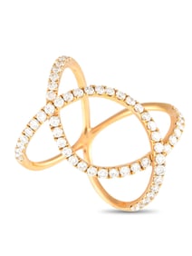 EXCLUSIVE 18K YELLOW GOLD 1.15CT DIAMOND RING