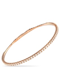 14K GOLD 1.55CT LAB-GROWN DIAMOND ETERNITY BANGLE BRACELET