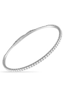 14K WHITE GOLD 1.55CT LAB-GROWN DIAMOND BRACELET