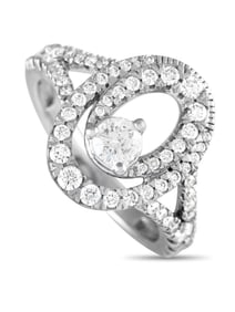 14K WHITE GOLD 1.0CT DIAMOND RING