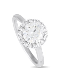 14K WHITE GOLD LAB GROWN DIAMOND RING